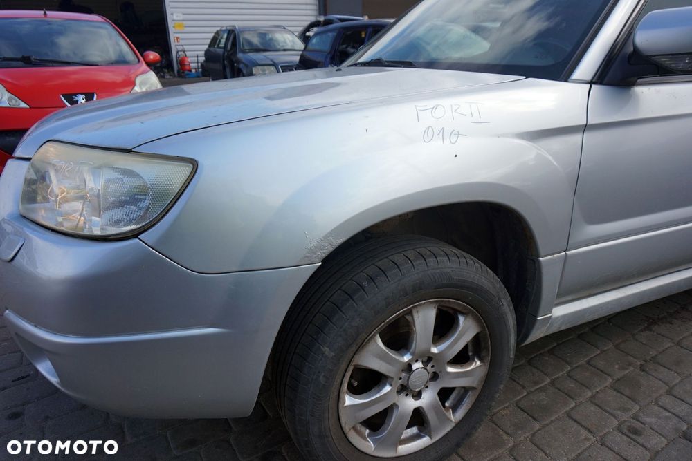 MASKA ZDERZAK BŁOTNIKI LAMPY FORESTER II SG LIFT 01G  SUBARU 2006-2008 SREBRNY PRZÓD KOMPLETNY - 10