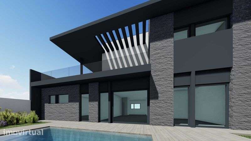 Terreno urbano com projeto aprovado para moradia T4 com piscina - Grande imagem: 5/9