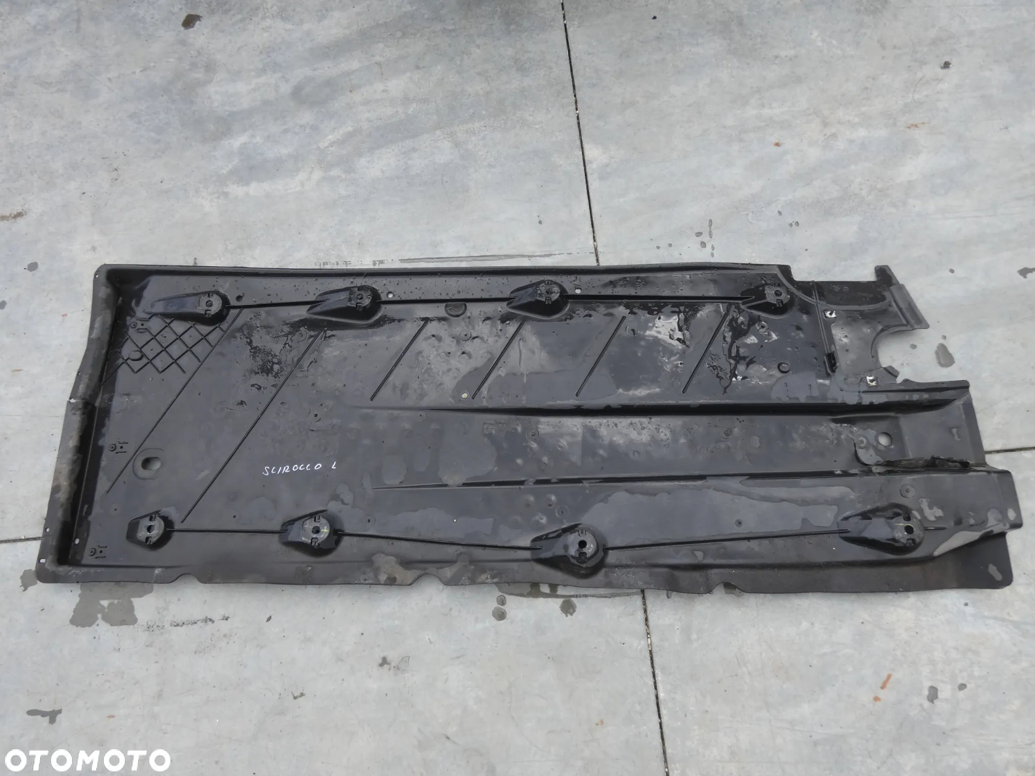 VW GOLF VI 6 OSŁONA PODWOZIA LEWA PŁYTA PODŁOGI 1K0825201T D89 - 9