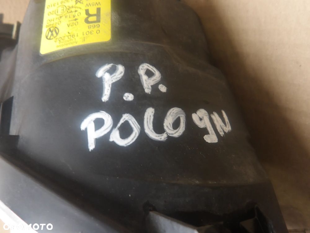 VW POLO IV 9N 5D (01-08) 1.2B LAMPA PRAWA LEWA PRZEDNIA PRZÓD 6Q1941008M 6Q1941007M - 6