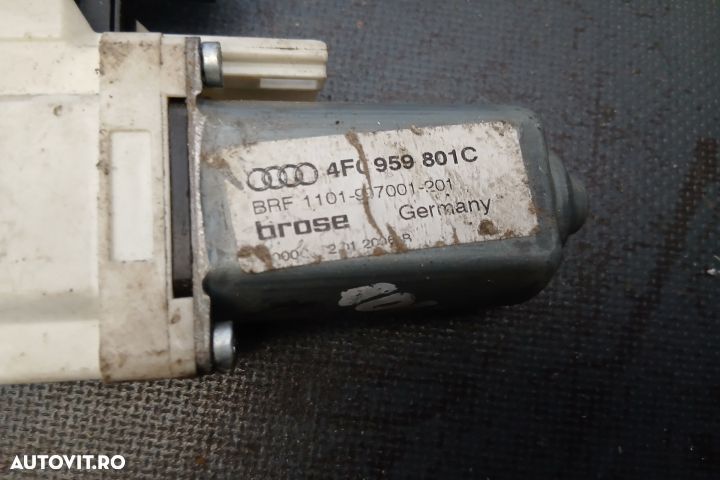 Motoras macara geam fata stanga 4F0959801C 4F0959801C Audi A6 4F/C6 [ - 4