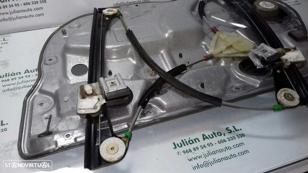 ELEVADOR DE VIDRO FRONTAL ESQUERDO VOLKSWAGEN POLO 2004 -6Q4837401H - 1