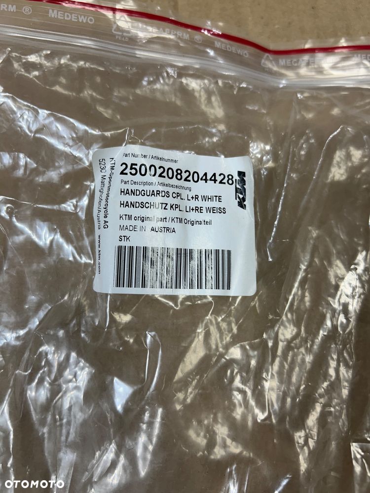 Handbary listki  KTM oryginał husqvarna gasgas - 2