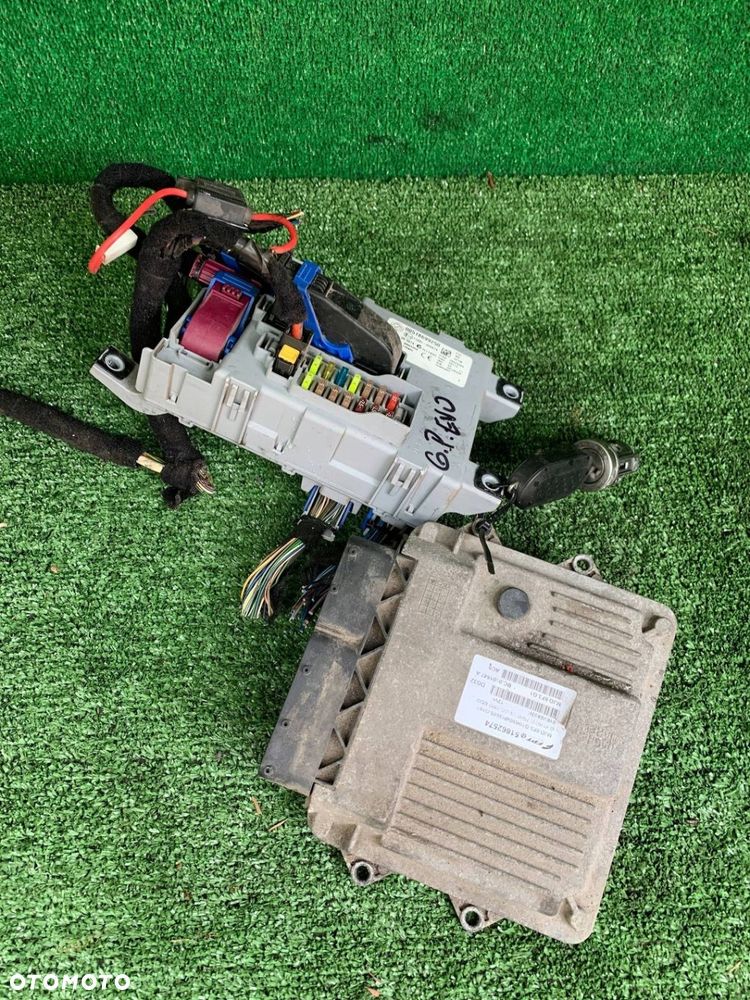 Sterownik Komputer Moduł stacyjka zestaw Fiat Grande Punto Evo 1.3 51862574 - 1