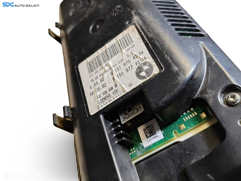 Display Ecran Navigatie Mica BMW Seria 5 E60 E61 2003 - 2010 Cod 9151975 9151977 [LS0697] - 5