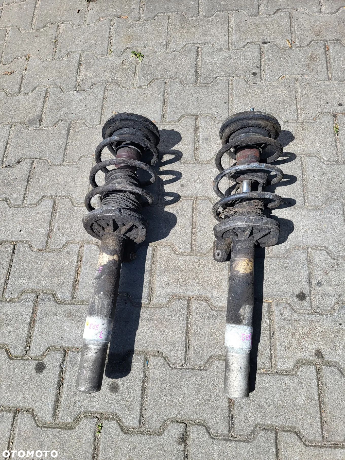 BMW 7 E65 AMORTYZATOR LEWY PRAWY PRZÓD PRZEDNI 6753187 6753188 - 1