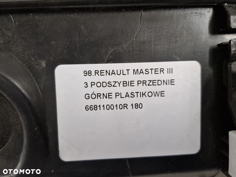 renault master iii 3 podszybie przednie górne plastikowe 668110010r - 10