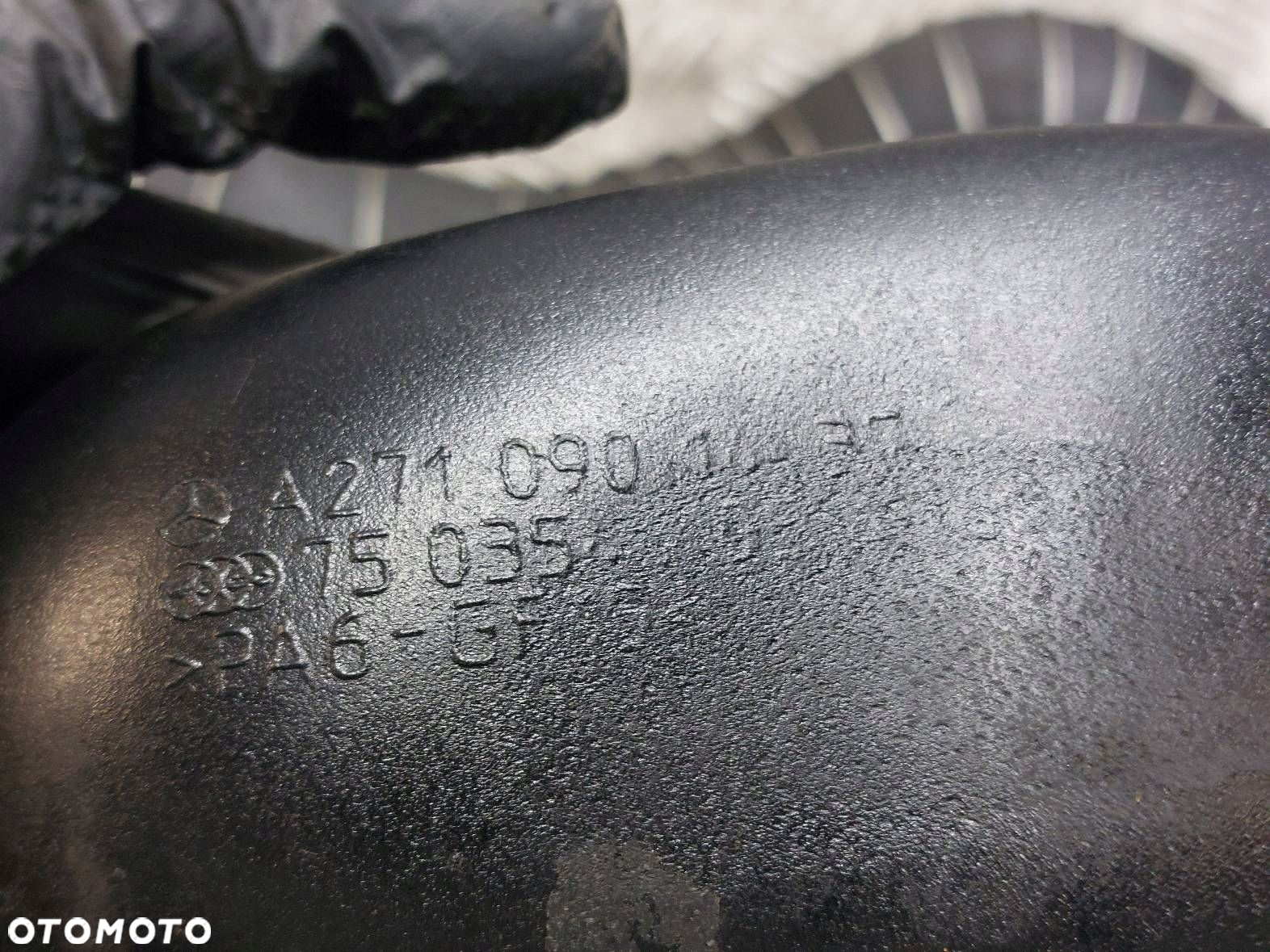 RURA INTERCOOLERA + RURA DOLOT MERCEDES W203 C180 1.8 2710901437 - 3
