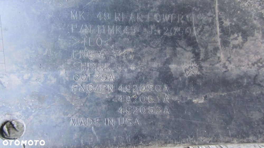 JEEP COMPASS LIFT ZDERZAK TYŁ TYLNY 06- - 6