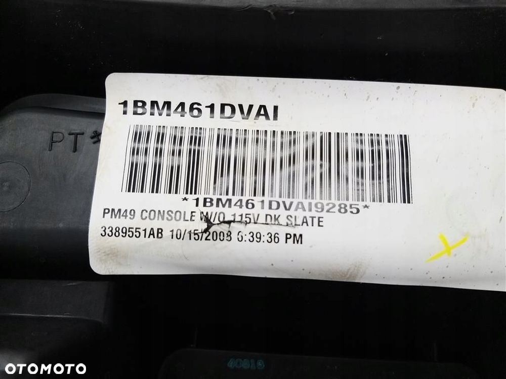 TUNEL ŚRODKOWY PODŁOKIETNIK DODGE CALIBER 07-12 R 1BM461DVAI - 2