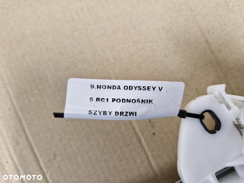 honda odyssey 5 v rc1 podnośnik mechanizm szyby drzwi prawy przód silniczek - 5