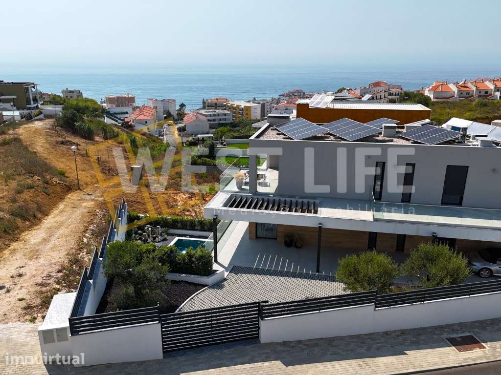 Moradia T4 com piscina de água salgada aquecida - Vista mar fabulos... - Grande imagem: 5/47