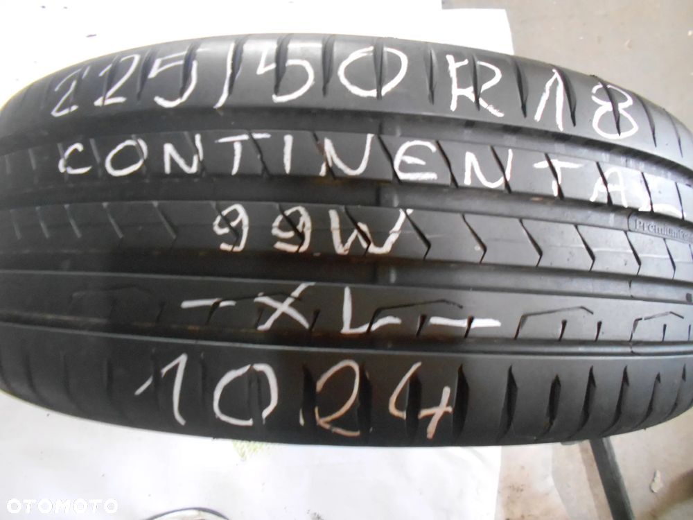 OPONA POJEDYNKA 225/50R18 CONTINENTAL PREMIUM CONTACT 7 XL DOT 1024 9MM - 1