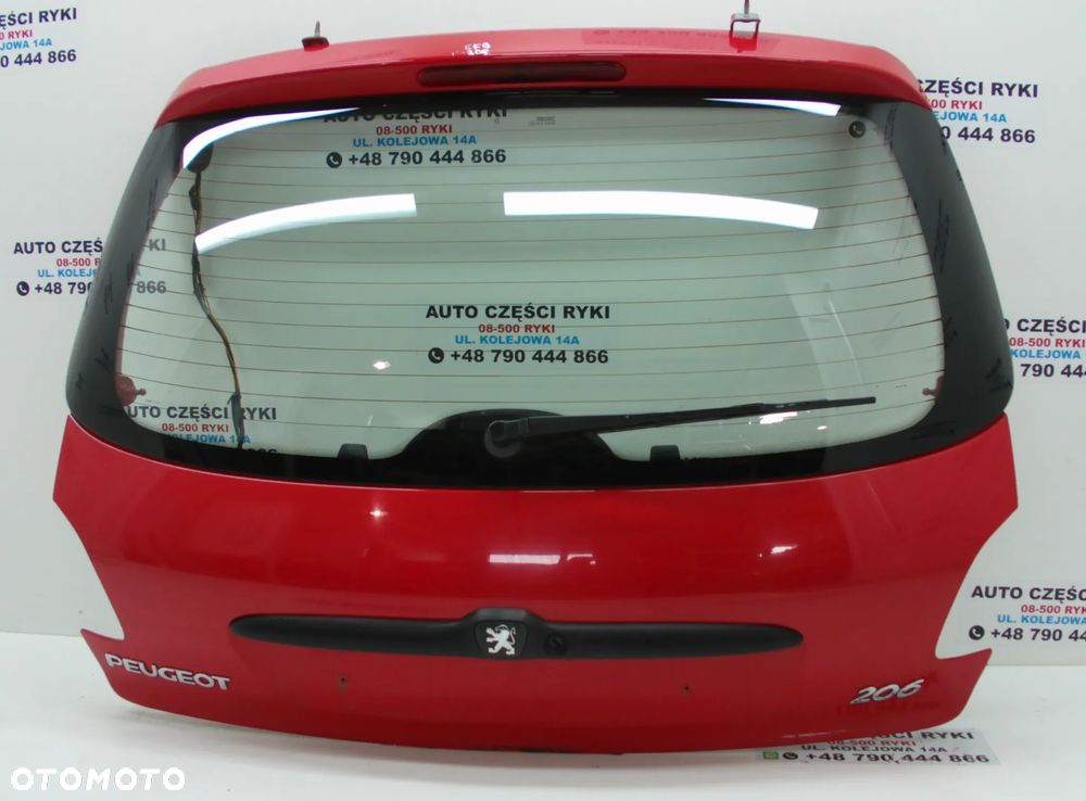 Peugeot 206 Klapa Bagażnika EKB