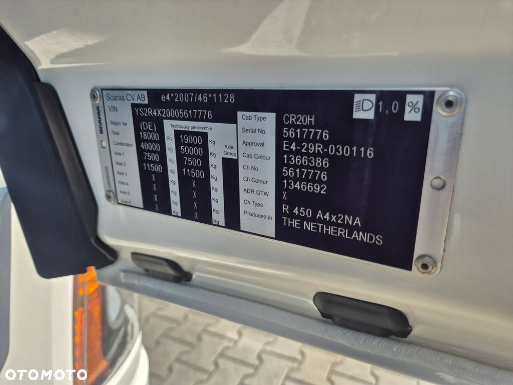 Scania R 450 Retarder Klimatyzacja postojowa - 12