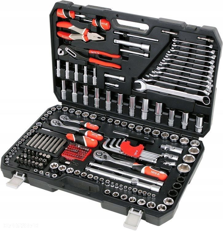 YATO ZESTAW XXL 225el KLUCZE NASADOWE 1/4" 3/8" 1/2" NASADKI PŁASKIE TORX - 4
