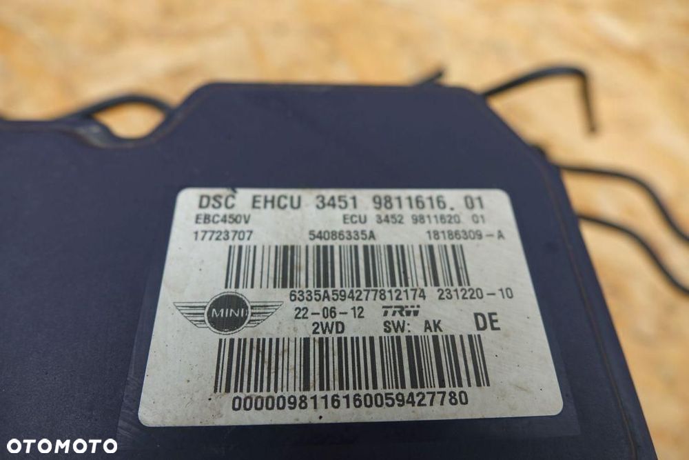 POMPA ABS MINI COOPER R56 34519811616 - 5