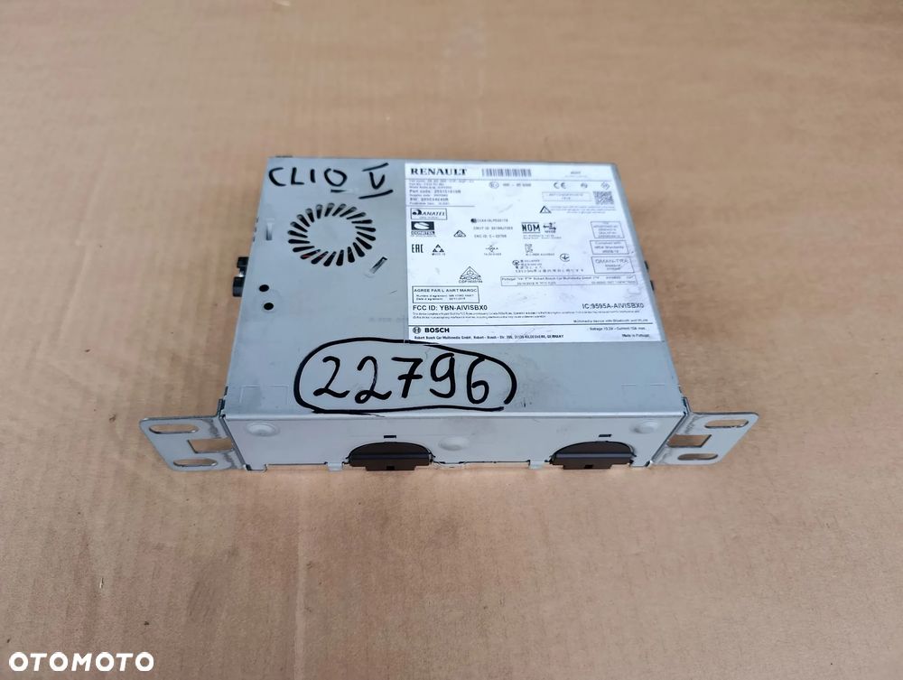 RENAULT CLIO V 5 RADIO RADIOODTWARZACZ 259151818R - 2