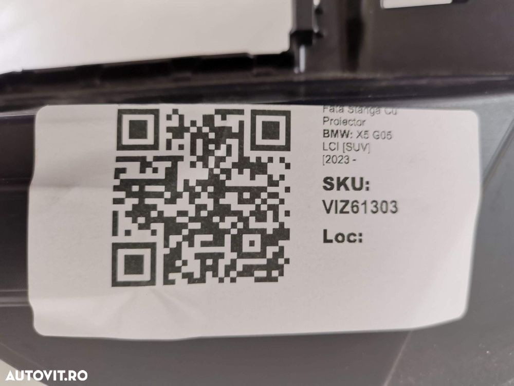 Suport Bara Fata Stanga Cu Proiector BMW X5 G05 LCI [SUV] [2023 - 2024 - 8