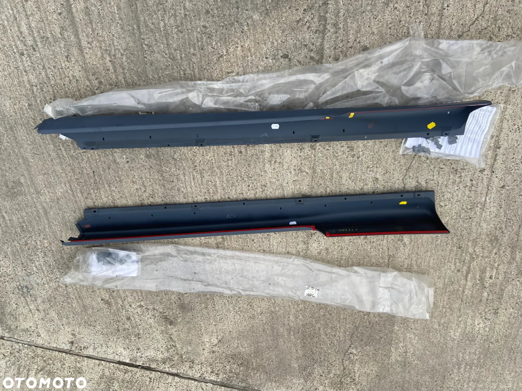 Nakładka, próg, listwa progowa LEWA Opel Corsa D OPC - 4