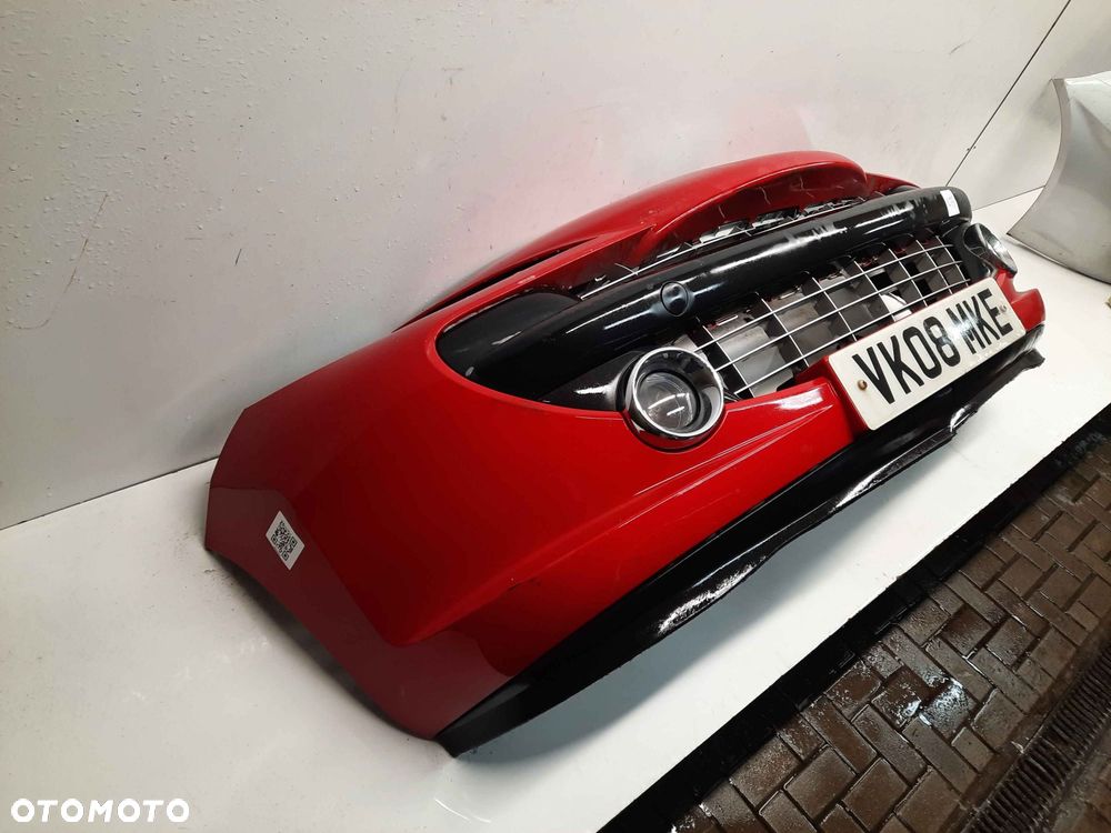 ^ ZDERZAK PRZÓD PRZEDNI DO PEUGEOT 207 URBAN MOVE KKN CZERWONY HALOGENY - 4