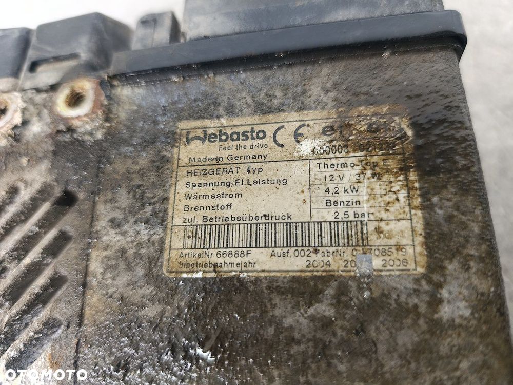 WEBASTO OPEL ASTRA H THERMO-TOP E  4.2KW BENZIN 1.4 16V - 7