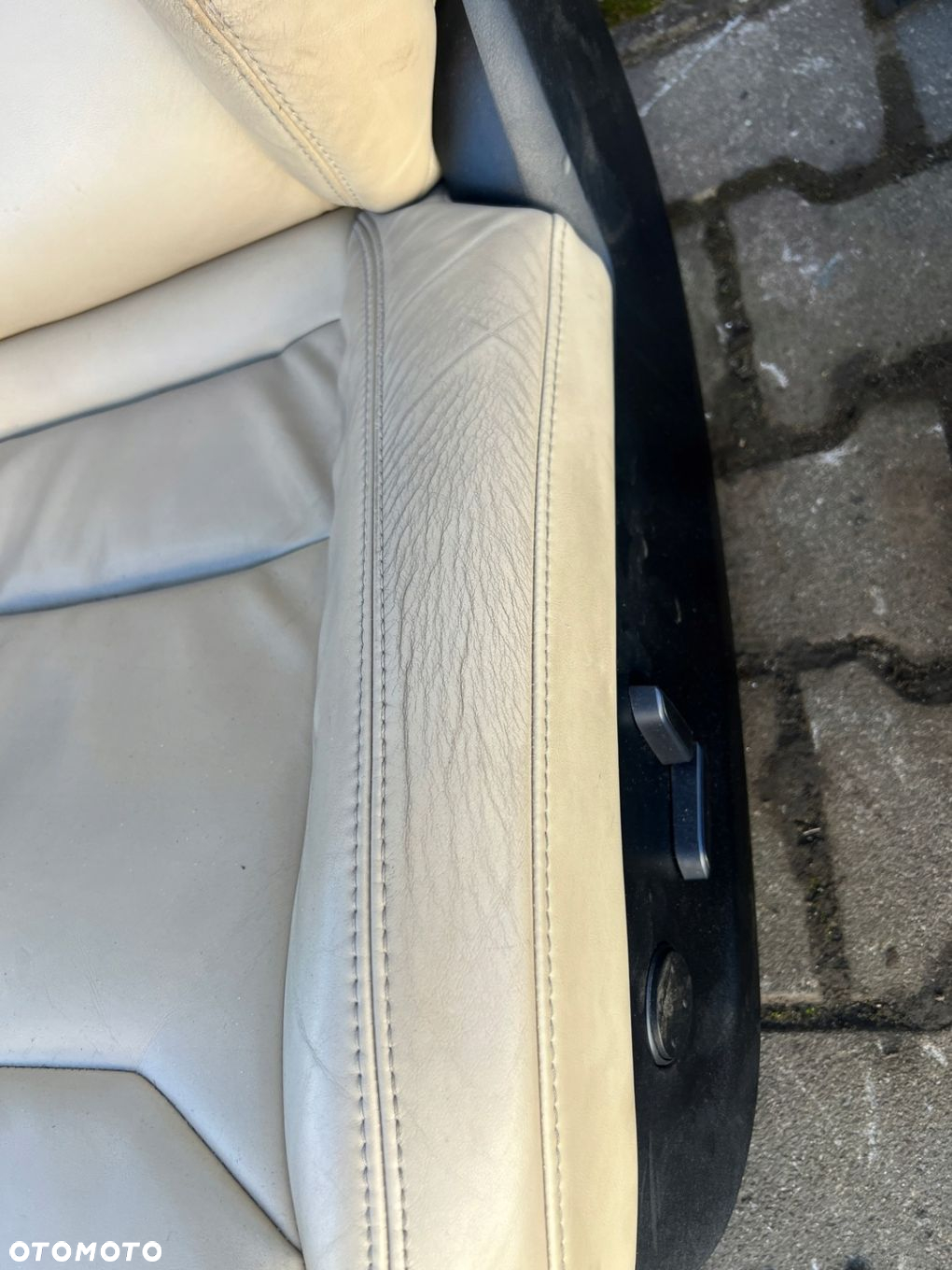TESLA S LIFT 16-21 FOTEL LEWY KIEROWCY KREMOWA SKÓRA EUROPA - 3