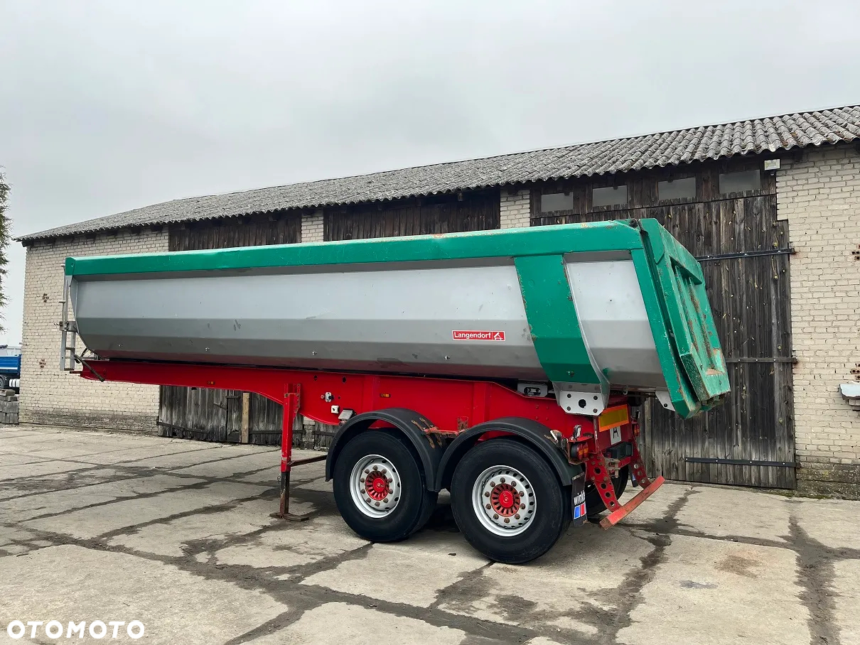 Schwarzmuller SM K-serie oś skrętna rynna Hardox 38t dmc zestaw naczepa wywrotka - 8