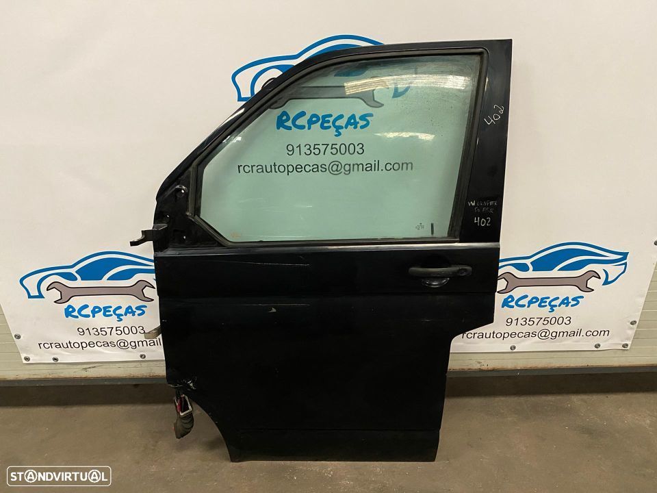 PORTA FRENTE ESQUERDA VW TRANSPORTER T5 T-5 T 5 TV T-V T V FECHO ELEVADOR MOTOR PUXADOR MOTOR - 4
