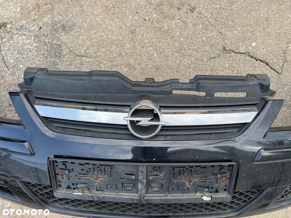 OPEL CORSA C GSI LIFT 2003–2006 ZDERZAK PRZÓD PRZEDNI 13120824 CZARNY KRATKI GRILL ATRAPA HALOGENY KOMPLETNY - 4