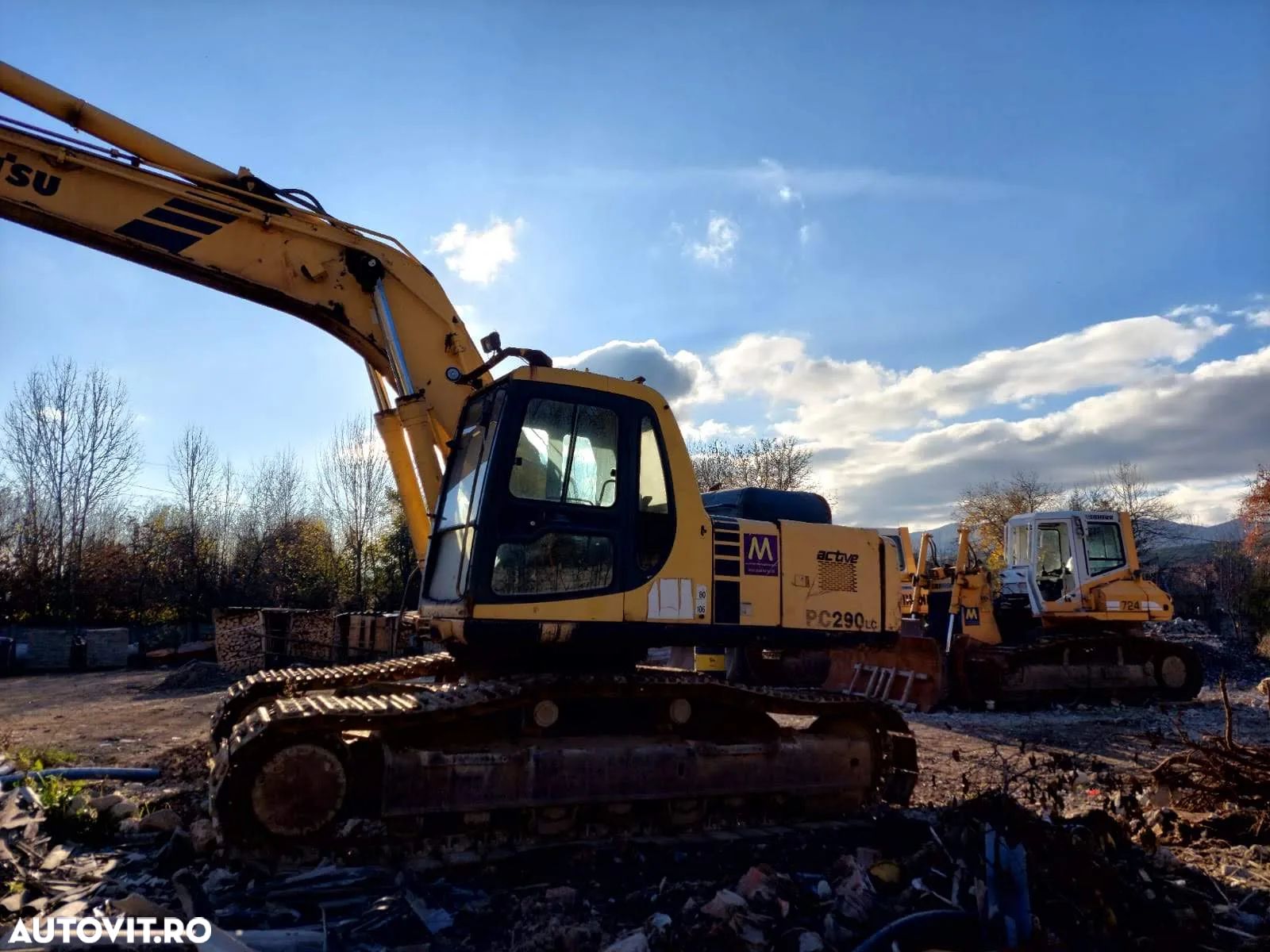 Komatsu PC 290 excavator pe senile - 1