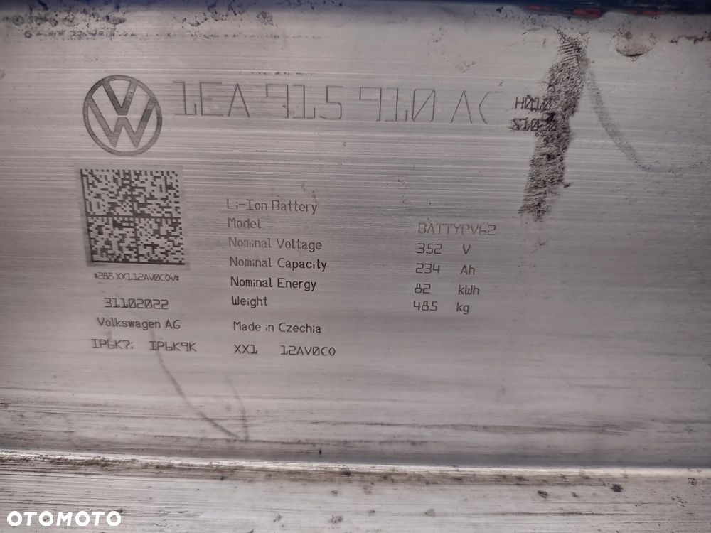 BATERIA AKUMULATOR 1EA804842AC 82 kWh VW ID4 SKODA ENYAQ AUDI Q4 E-TRON 2022r. - 5