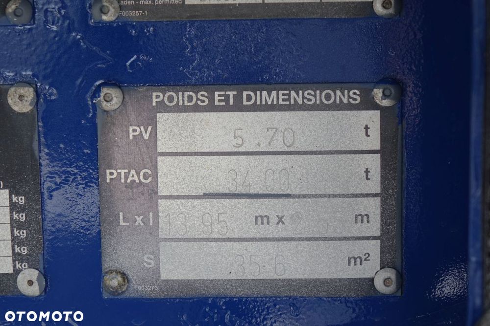Trailor PLATFORMA / BURTOWA / OSIE SMB / PODŁOGA WZMACNIANA - SZYNA-DESKA - 30