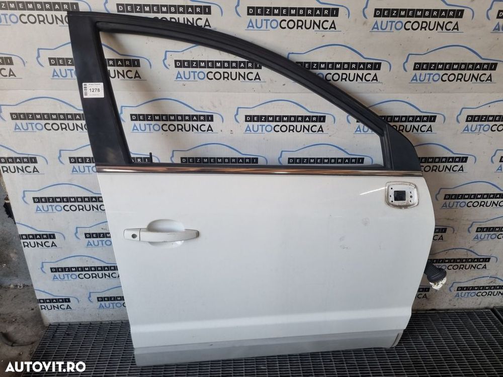 Usa Dreapta Fata Opel Antara Facelift 2010 - 2015 SUV 4 Usi Arctic White Gaz (1278) - 1