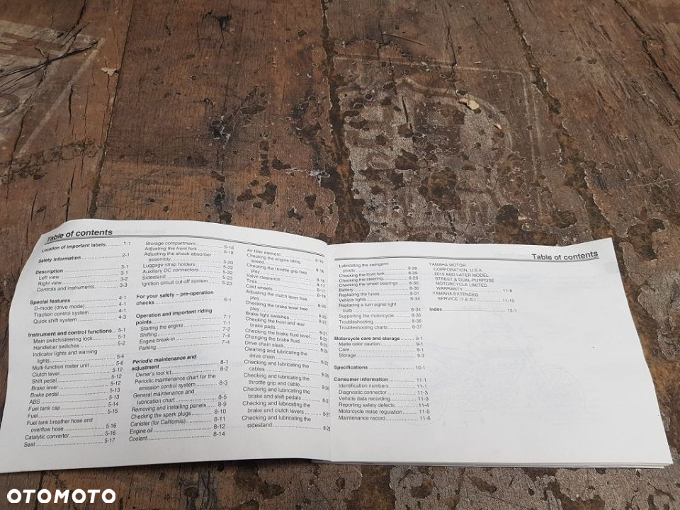Książka manual instrukcja Yamaha MT09 - 3