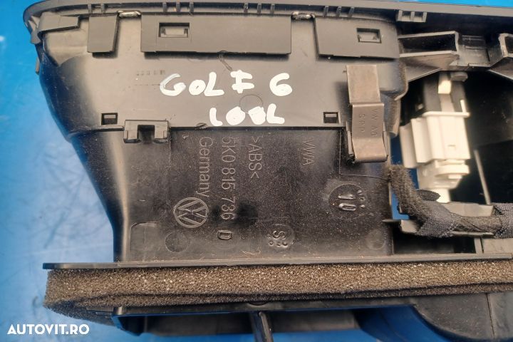 Grila ventilatie bord centru 5K0815736D 5K0819743E Volkswagen VW Golf - 6