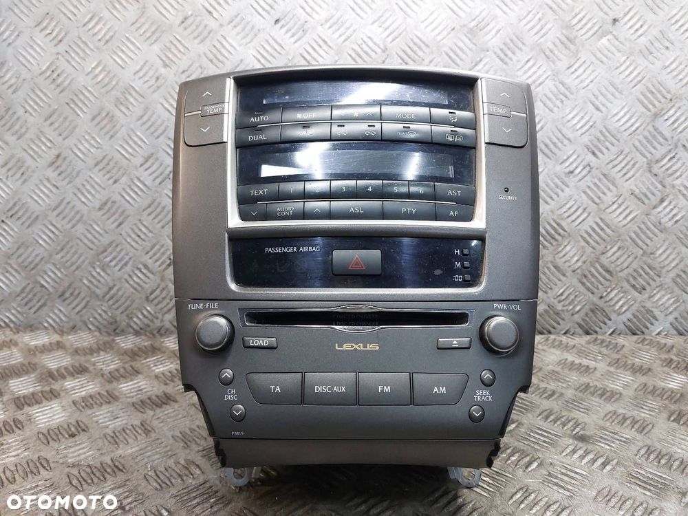 RADIO ODTWARZACZ + PANEL NAWIEWU LEXUS IS II 86120-53630 - 3