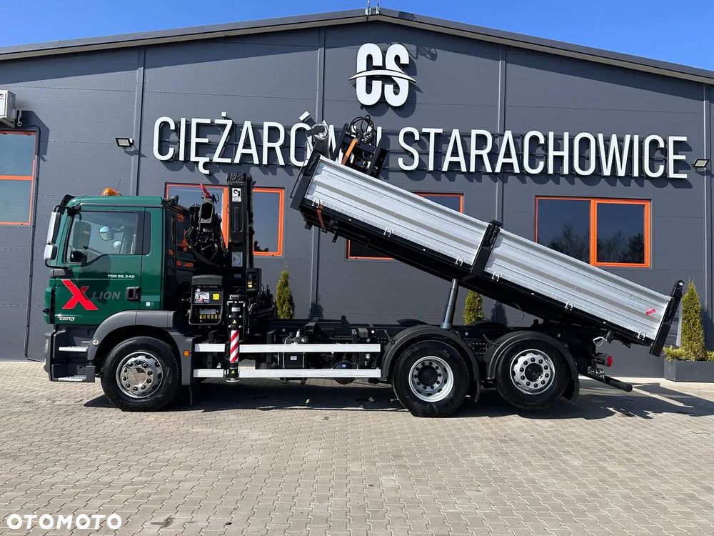 MAN MAN TGM TGS TGX 26.340 // E5// 6x2 6x4 //WYWROTKA 3-S / HIAB XS 122 HIDUO // KIPPER // KRAN // KRANE - 18