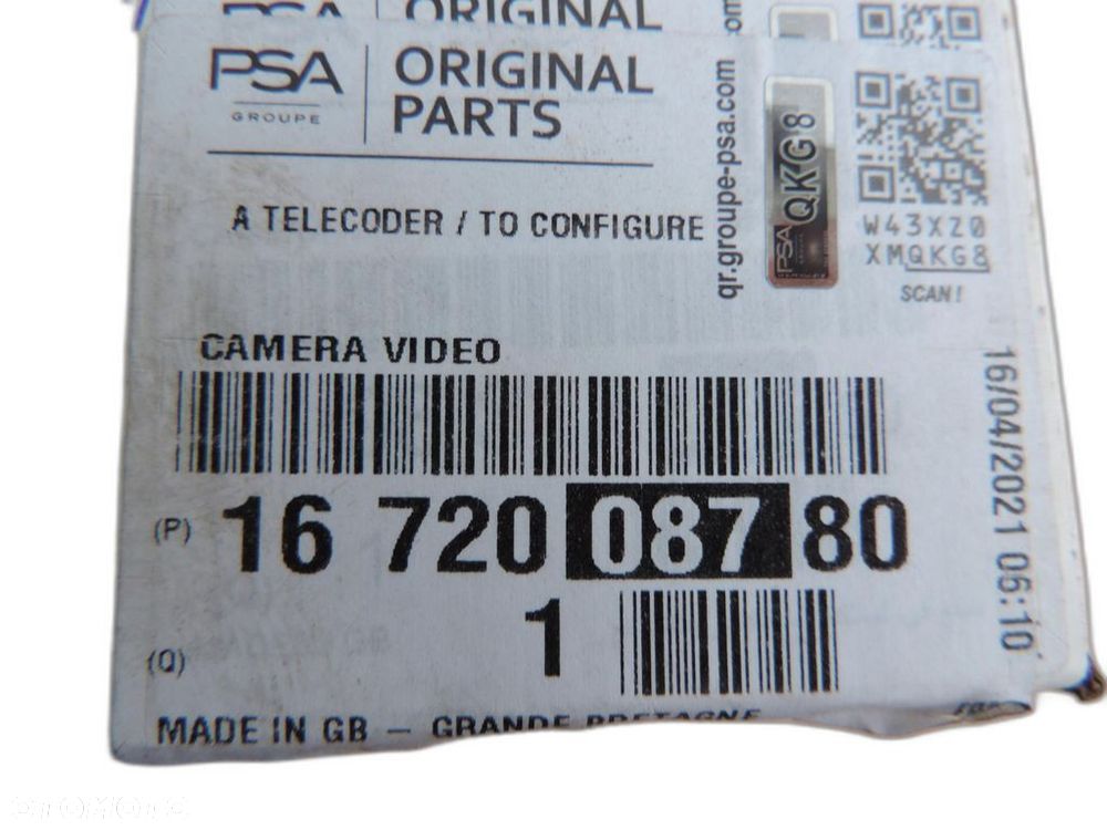 KAMERA ASYSTENT PASA OPEL GRANDLAND 9831723380 1672008780 NOWA ORYGINAŁ - 1