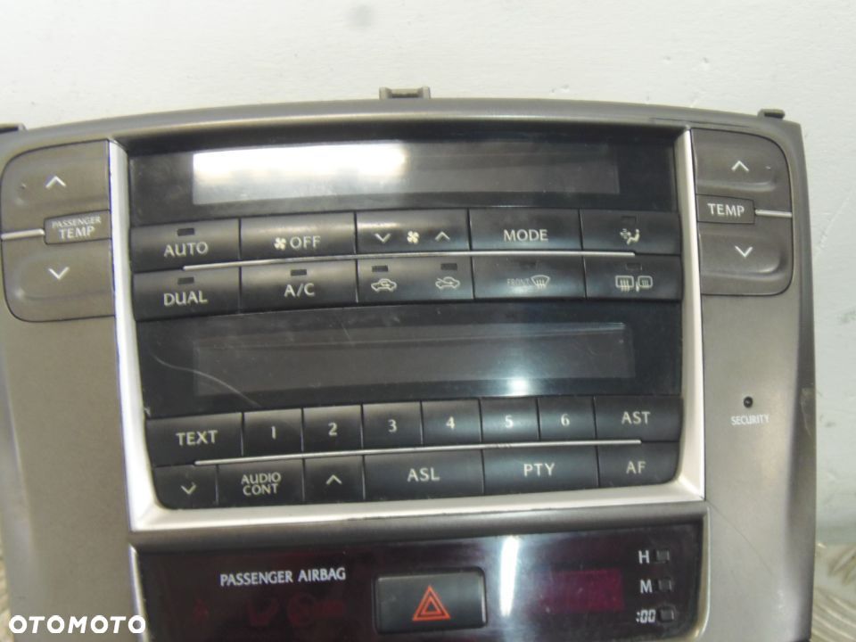 PANEL STEROWANIA KLIMATYZACJĄ RADIO LEXUS IS 220 - 4