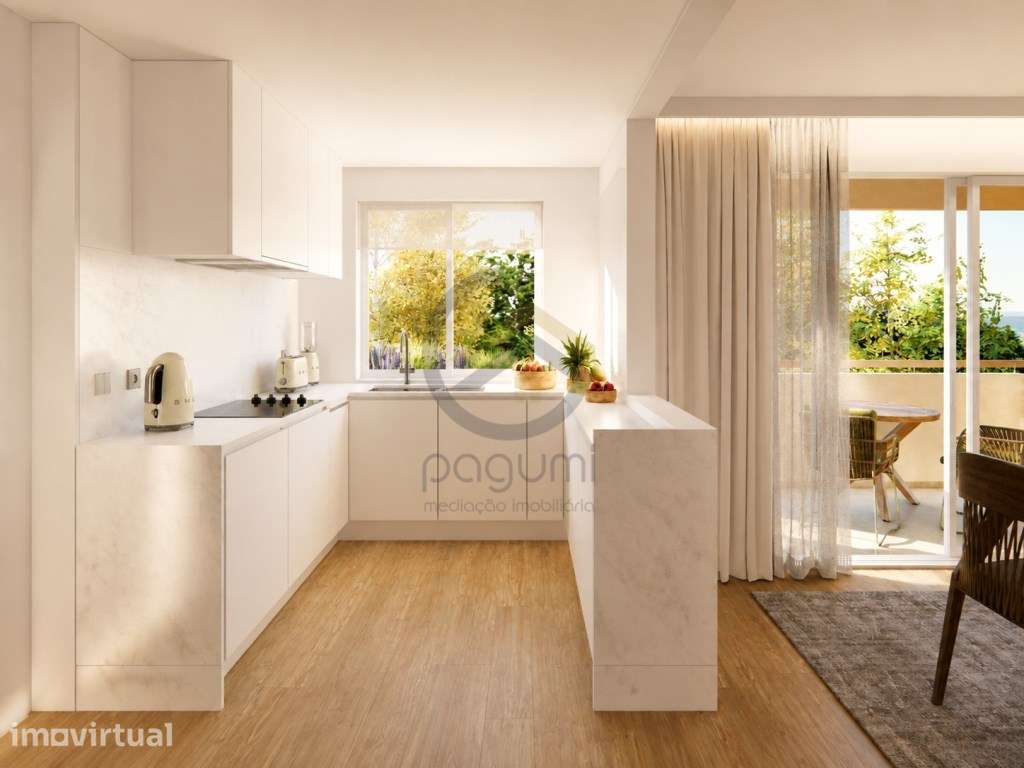 T2 Apartamento | Metro e Comboio a 850 m | Condomínio Fechado | Pis... - Grande imagem: 4/16