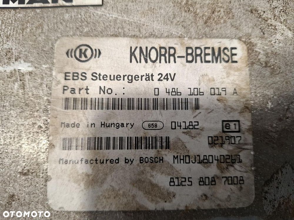 MAN A 21 STEROWNIK SILNIKA 81258087008 - 2