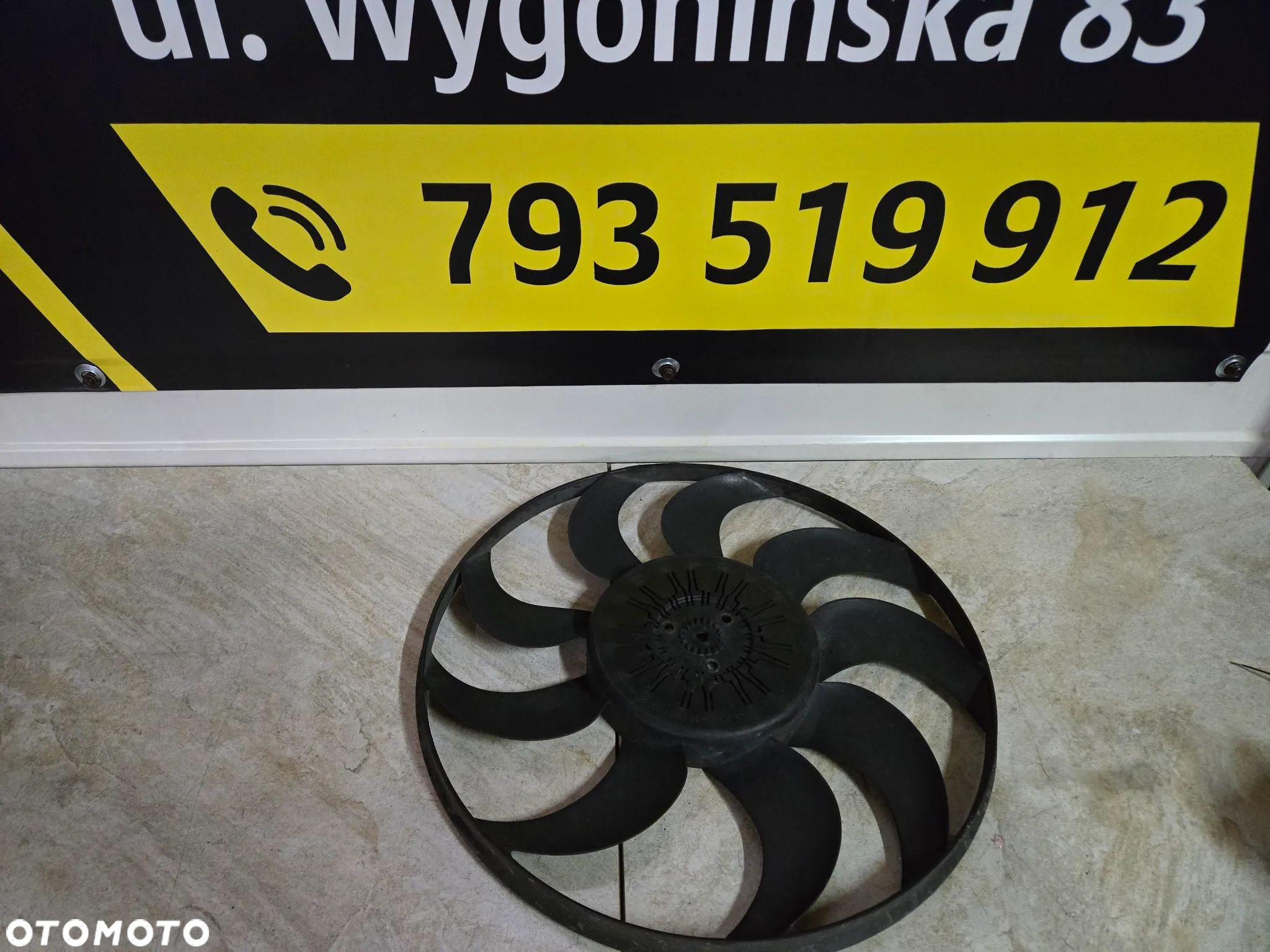 AUDI A6 C6 A4 B7 2,7 3,0 tdi  WIATRAK ŚMIGŁO WENTYLATORA CHŁODNICY 3136613315 - 1