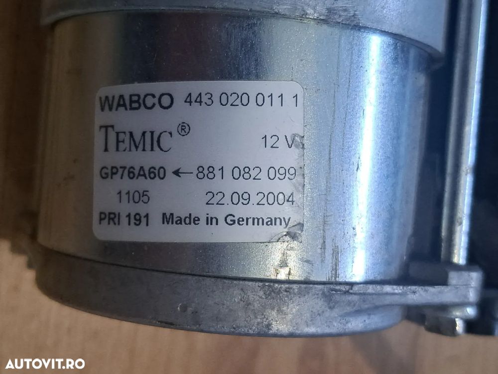 Compresor pompa suspensie perne aer pneumatica Wabco Temic 12V BMW X5 E53 1999-2006 - 4