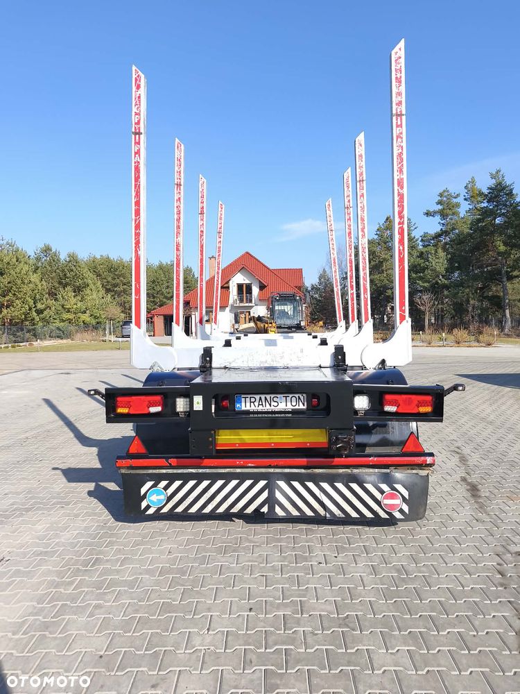 Schmitz Cargobull PAVIC 3 osiowa 2018 rok kłonicowa do drewna lasu drzewa SAF bębny bliźniaki - 2