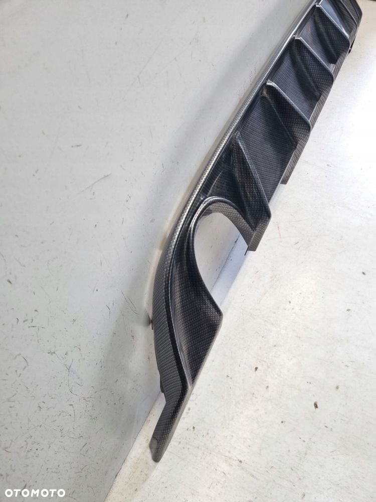 vw golf vii 7 gti lift rieger dyfuzor spoiler zderzak tył tylny carbon - 3