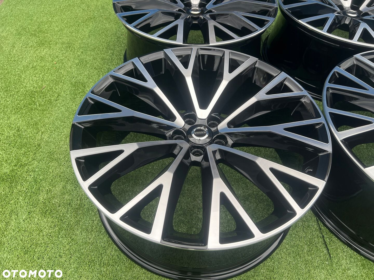KOMPLET FELG FELGI ALU VOLVO XC60 XC90 R DESIGN 22 ET43 5X108 ORYGINALNE - 7