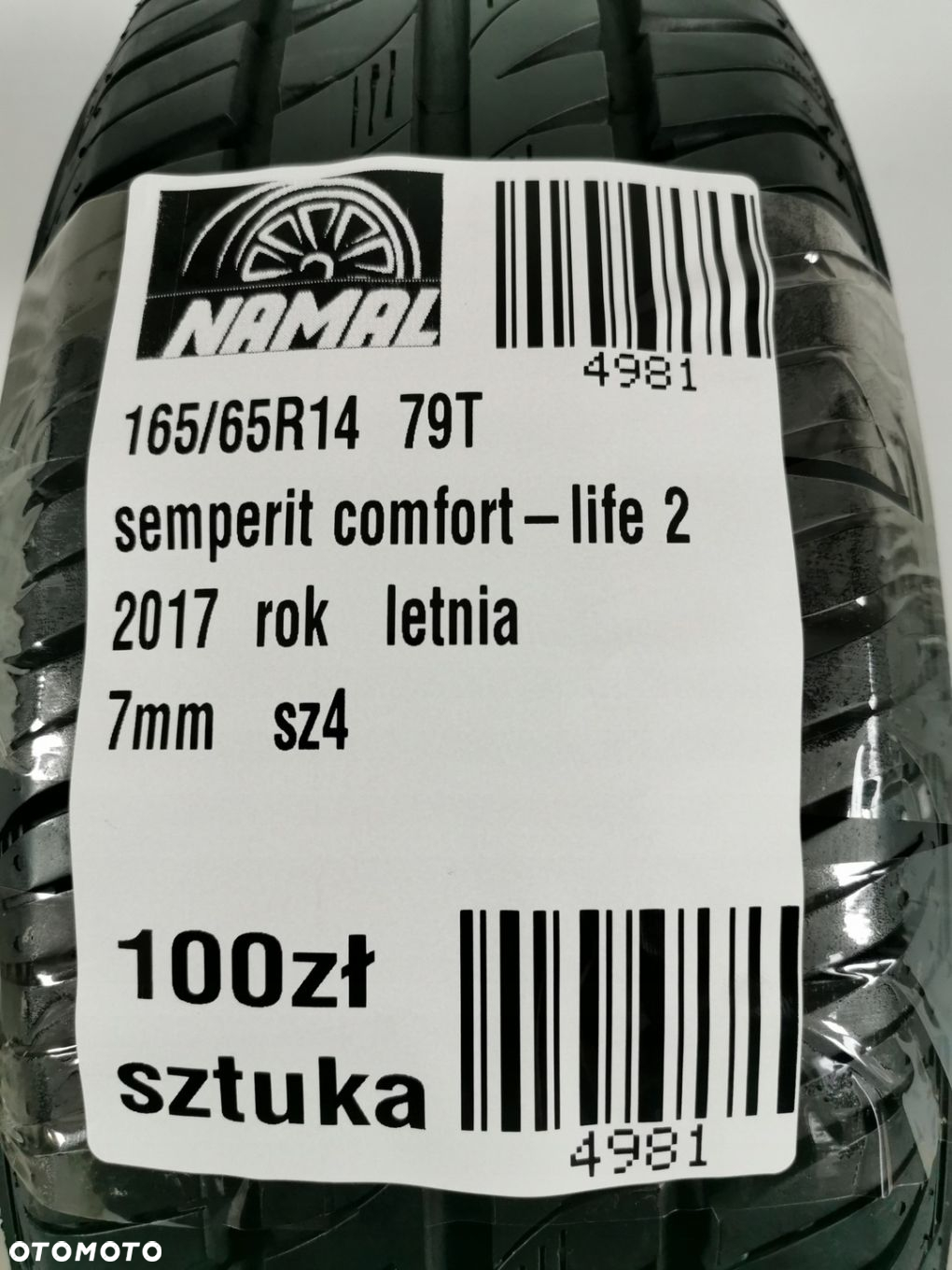 1x semperit comfort-life 2 165/65r14 opona letnia 2017 7mm 4981 - 9