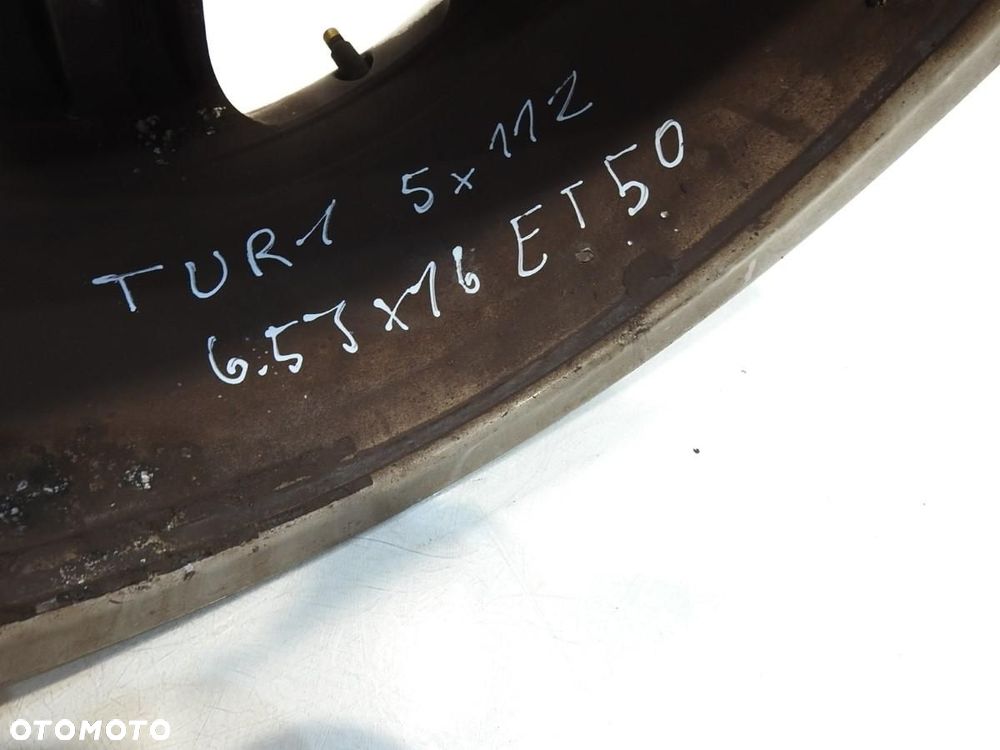 FELGA FELGI ALUMINIOWE 16 5X112 6.5J ET50 VOLKSWAGEN TOURAN I 1T0601025C - 2