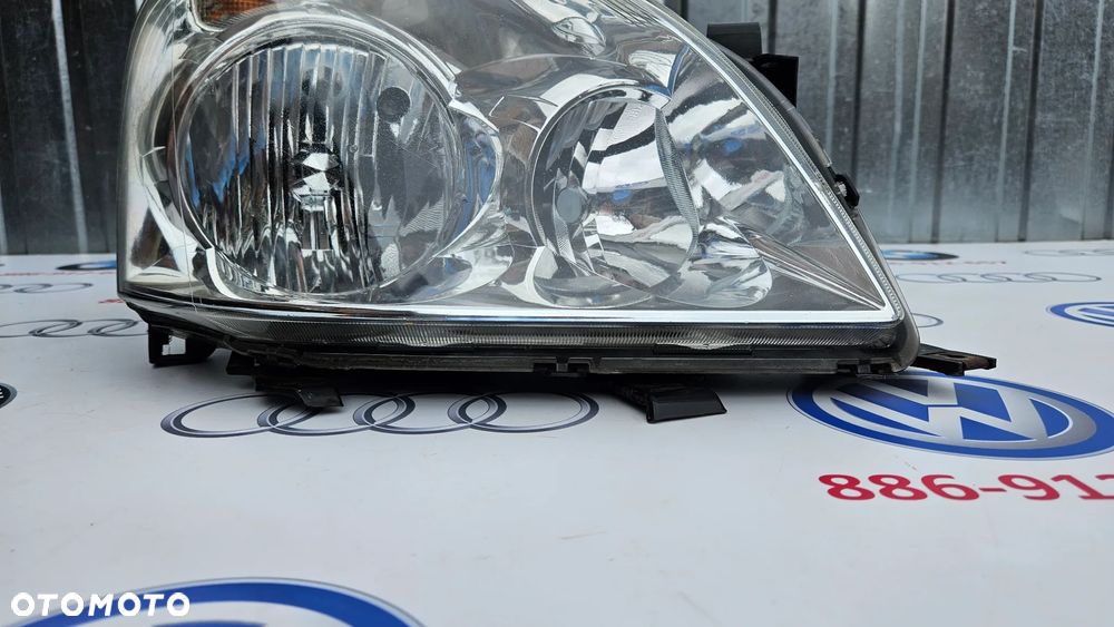 TOYOTA COROLLA VERSO II 2 2004-2007 Reflektor Prawy Lampa Prawa EUROPA KOMPLETNA ORYGINALNA IDEALNA - 8